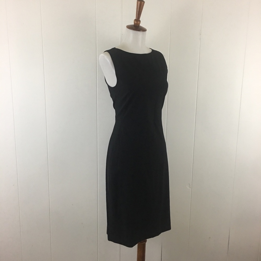 Theory Black Sleeveless Sheath Dress - Picture 4 of 9